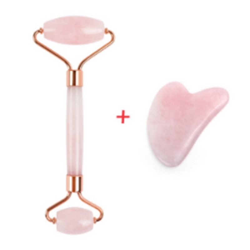 Jade Roller & Gua Sha Facial Massager for Face and Body